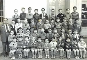 ECOLE PAIXHANS GARCONS 1953 CE1 M. FLORENCE